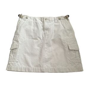Vintage Old Navy Mini Cargo Streetwear Casual Beige Utility Skirt